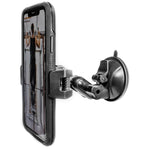 Universal Mirror Shower Phone Holder, 360° Dual Rotating Suction Cup Mount