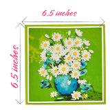 Handcraft 3D Quilling Greeting Card Daisy Flower Design For Him, Her, Friend, Mom, Daughter, Sister For Birthday, Mother'S Day, Anniversaries Blank Inside, Includes Envelope, Ready To Gift