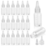 20Pcs Airbrush Paint Bottles Jars 1Oz/30Ml Plastic Paint Containers With Ball, Resealable Small Squeeze Bottles For Arts Crafts
