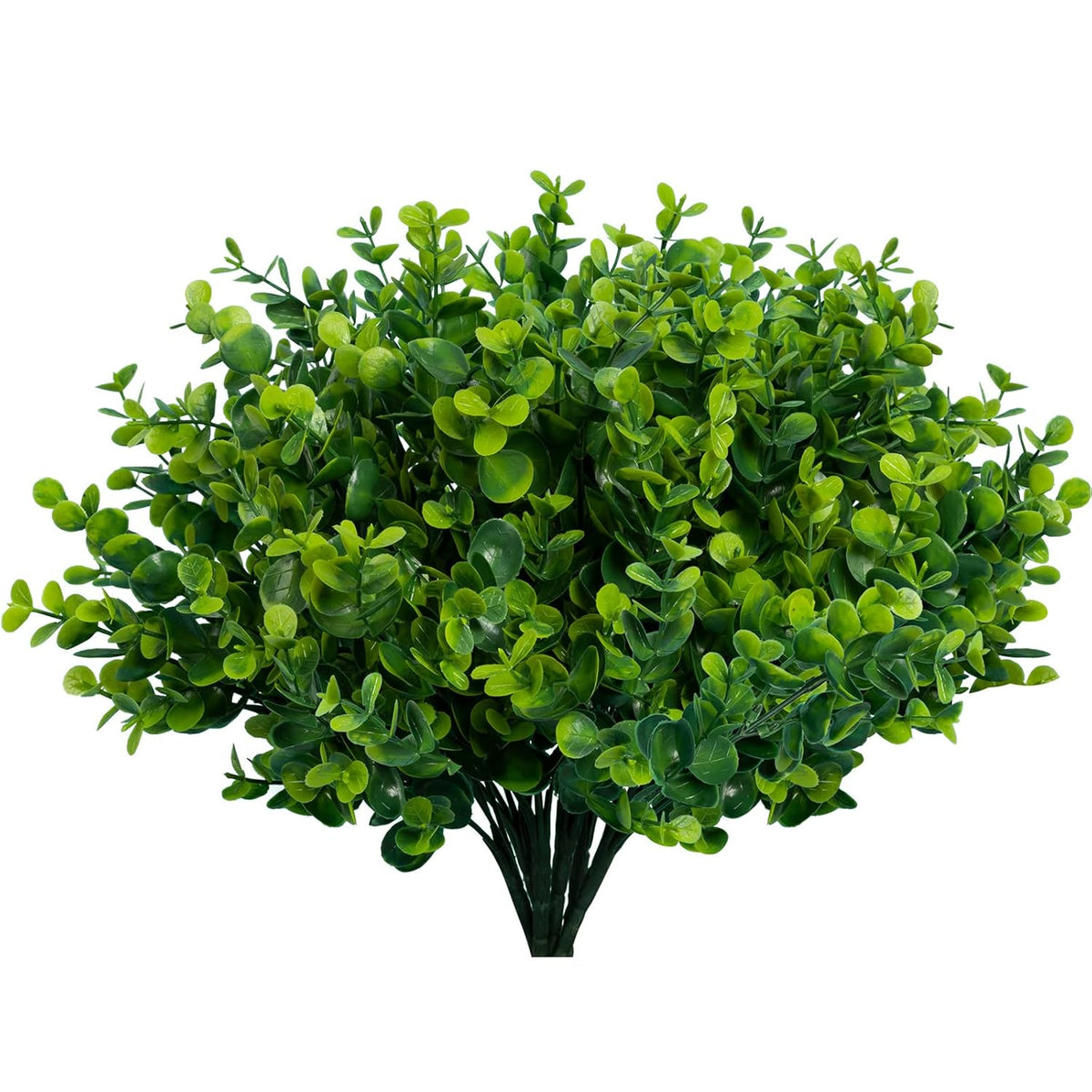 Artificial Greenery Plants Outdoor Uv Resistant Fake Plants Boxwood Shrubs Grass,10 Bundles For Farmhouse Home Garden Office Patio Backyard Wedding And Indoor Outdoor Decoration