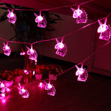 30Led 16Ft Unicorn String Lights Battery Operated,Unicorn Birthday Decorations Fairy Lights With Remote For Kids Tent Gi