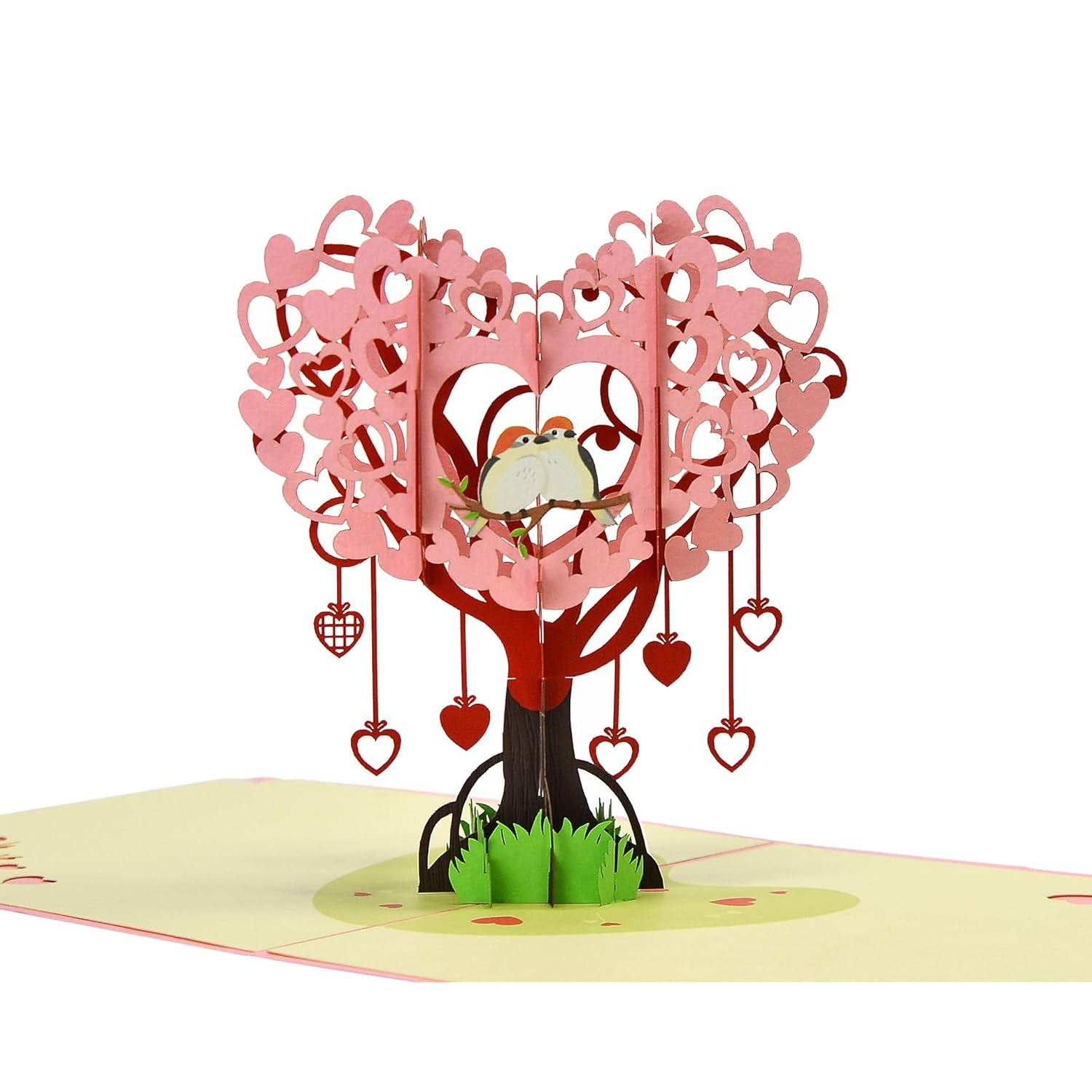 Tree Love 3D Pop-Up Card - Handcrafted Greeting Card For Cherished Moments (Tree Love)