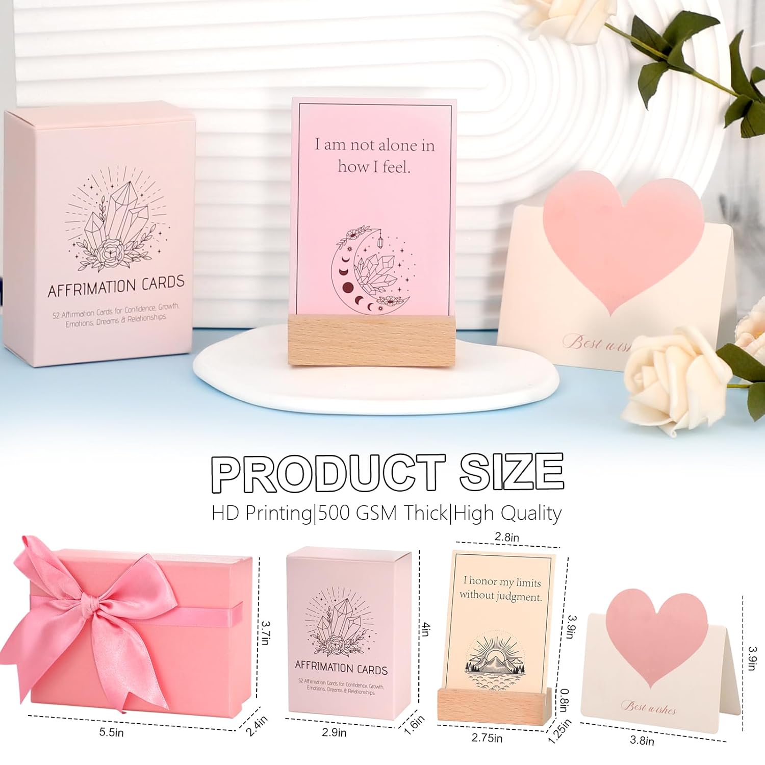 Gifts For Teenage Girls, 52Pcs Positive Affirmation Cards, Teen Girl Gifts Trendy Stuff, Cute Birthday Gift For Tween - Ideas Gift For Her, Sister,Daughter
