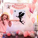Fairy Birthday Party Games, Pin The Star On The Fairy Game, Fairy Party Decorations Party Favors Supplies Birthday Party Funny Games