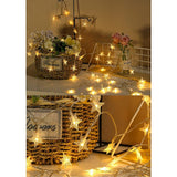 Star String Lights, Merdeco 20Ft 40 Led Usb Powered Star String Lights Warm White Fairy Lights For Birthday Party Weddin