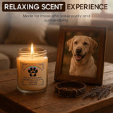 Memorial Gifts For Loss Of Dog, Pet Loss Gifts, Sympathy Candle For Cats Dog Passing Away, Rainbow Bridge, Bereavement Remembrance Grief Condolence For Pet Lovers Lavender Scented Soy Wax Candle