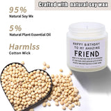 Happy Birthday Gifts For Friends & Besties - Funny & Lavender Candle Gift For Mom, Christmas & Mothers Day