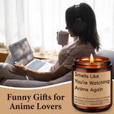 Candle, Anime Lover Gifts, Anime Gifts For Men, Women, Teen Boys Girls - Japanese Anime'S Fan Birthday Idea, Cool Funny Valentines Day Present For Manga Weeb Otaku Friend Boyfriend Husband Son