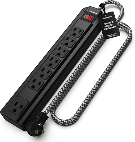 Professional Surge Protector Power Strip Fireproof MOV Technology for Audio Gear Computer Equipment