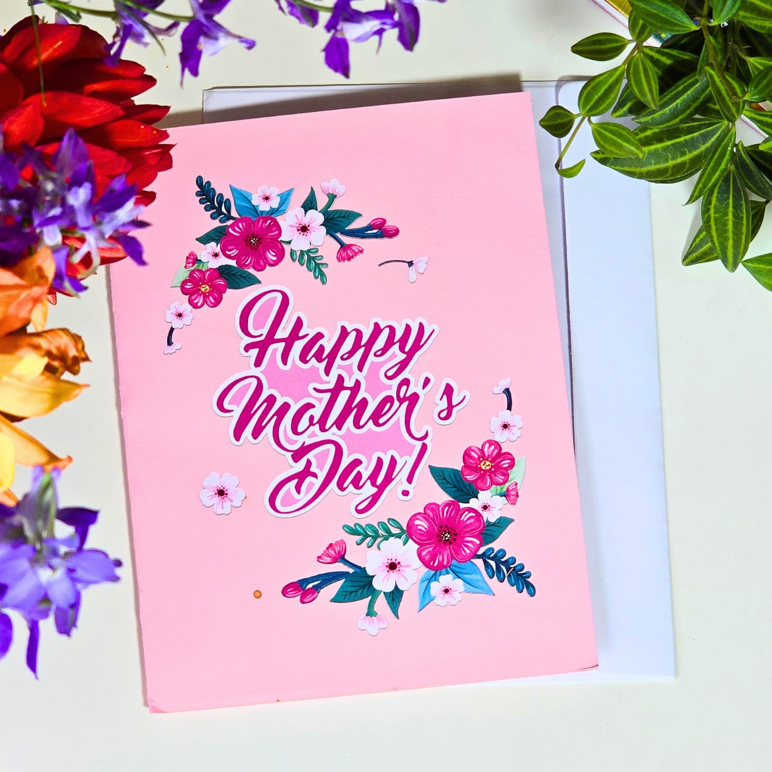 - Happy Mothers Day Card, 6X8 In Mothers Day Pop Up Card For Mom, Wife, Daughter, Sister, Grandma, Popup Mother'S Day With Envelope
