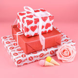 45 Sheets Valentine Tissue Paper,Red Gift Wrapping Tissue Paper,Sweet Heart Design Gift Wrap Paper, Big Size Gift Wrapping For Valentine,Diy Crafts Wedding Gift Decorations