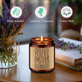 Thank You Candle, Stress Relief Gifts, Relaxing Gifts For Women, Men - Funny Calming, Relaxation, Galentines Day, Valentines Day Ideas For Stressed Out People, Daughter, Friend, Coworker, Teacher