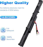 Replacement Laptop Battery for ASUS ROG GL752 GL752V GL752VW N552VX N752VX A41N1501