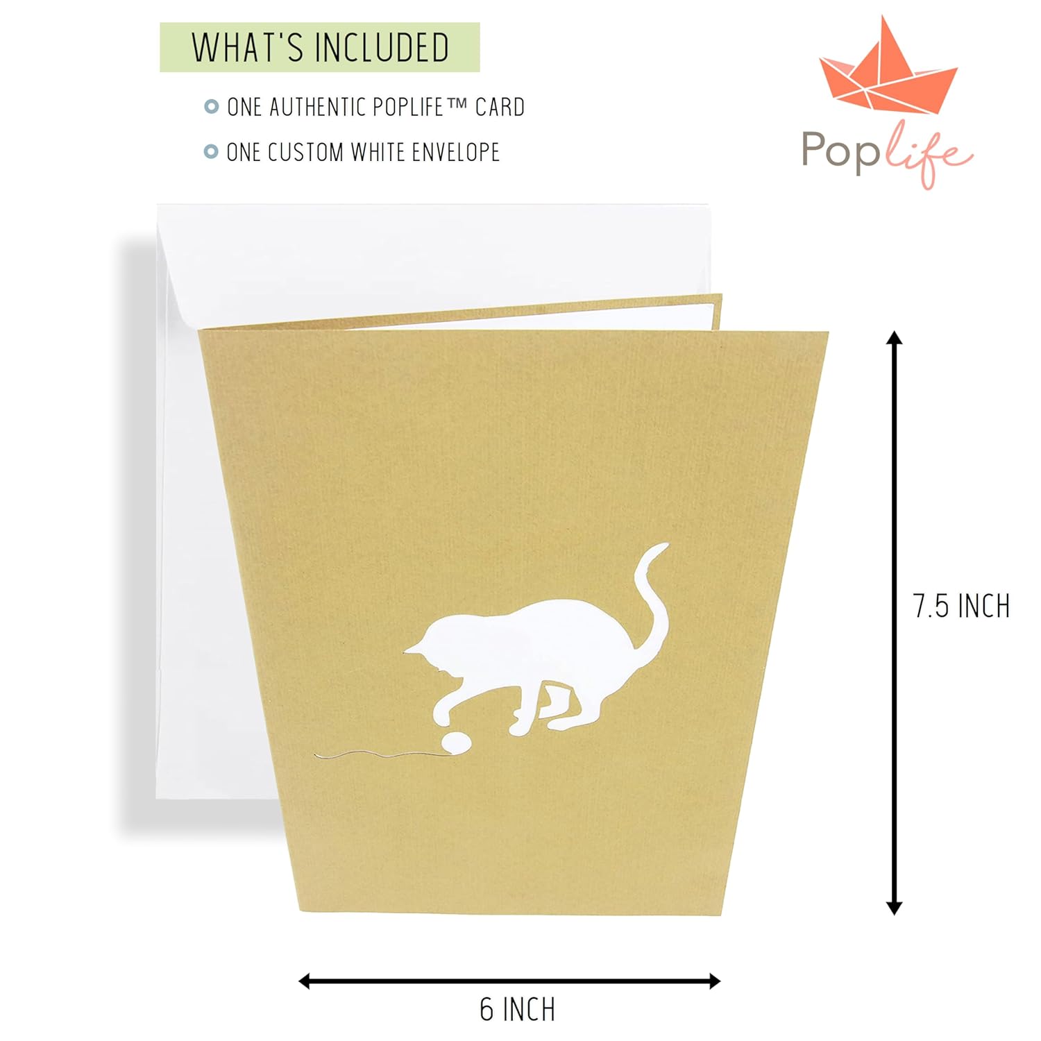 Cats Playing On Couch 3D Pop Up Card - Papercraft Greeting Card For Cat Lovers, Mother'S Day, Birthday, Anniversary, Thank You, Get Well - For Kitty Parents - Envelope Included