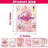Galentine'S Day Greeting Cards 12 Pack Glitter Valentines Day Cards For Her Girls Friend Women Galentines Day Party Supplies With Envelopes Stickers