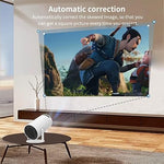 4K 5G WiFi Mini Projector, 40-130'', 360 Sound, Bluetooth 5.0, White