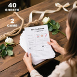 Baby Predictions & Advice Cards For New Parents, Mommy Or Daddy Guess Who Baby Shower Game - 2 Game 40 Pcs Double Sided Cards, Wishes For Mommy & Daddy, Gender Reveal Boy Or Girl