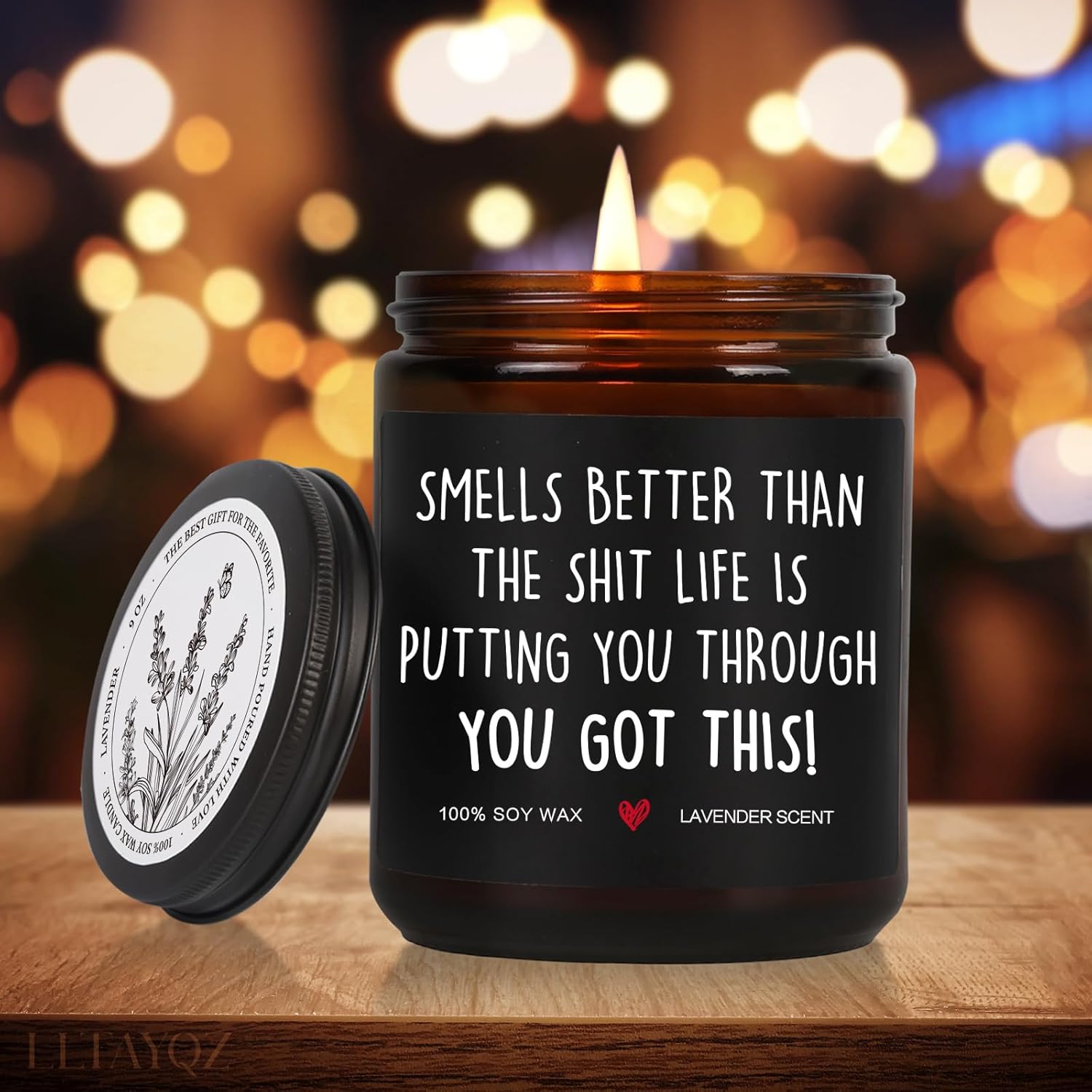 Hard Times, Cancer Care, You Got This Scented Candle Gift For Cancer Patients Her Him Mom Wife Grandma Girlfriend, Funny Get Well, Encouragement, Feel Better, After Surgery, Cheer Up Candle Gifts-36