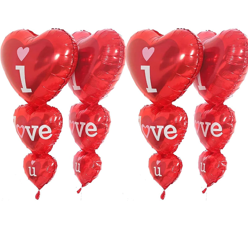 I Love U Balloon,Valentines Day Decorations Ballons,Wedding Engagement