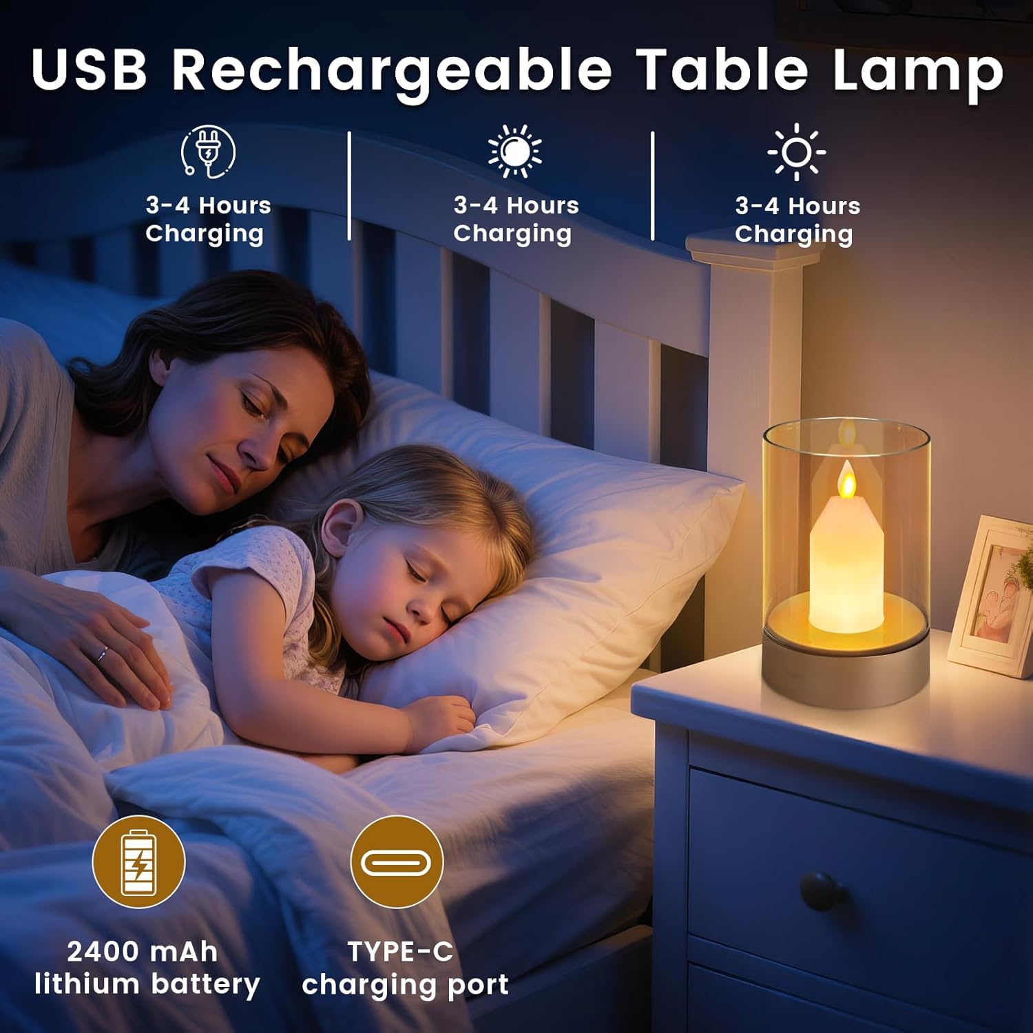 Flameless Candles For Home Decor, Gesture Control Dimmable Led Candles, Realistic Flickering Flame Light For Wedding Centerpieces, Table, Party, Gift