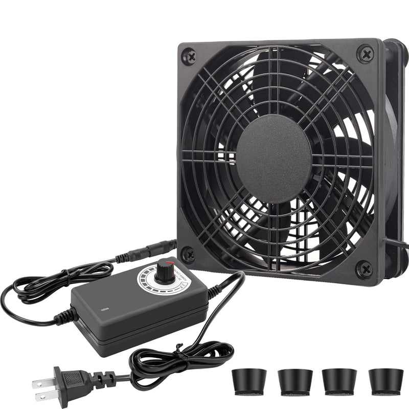 Computer Fan With Ac Plug, 120Mmm 12V Computer Fan With Ac 110V -240V Speed Co