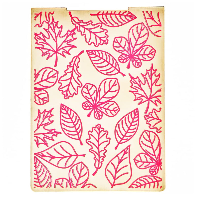 Leaves Plastic Embossing Folders For Card Making Scrapbooking And Other Paper