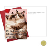 Valentines Day Card For Men, Funny Anniversary Card Gift For Husband And Boyfriend, Romantic Birthday Card & Gifts For Him Her, Women And Wife, Ideal Anniversary Decorations, Double-Sided