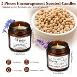 2 Pieces Nurse Candle For Women Nursing School Graduation Gifts Nurse Practitioner Appreciation Gift Not All Heroes Wear Capes Scented Candle For Birthday