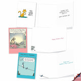 - 10 Assorted Funny Mother'S Day Cards Bulk Box Set W/Envelopes - Humor For Mom, Grandmother, Daughter, Stepmom - Variety Pack (1 Each Of 10 Designs) - Mom Messages Ac9184Mdg-B1X10
