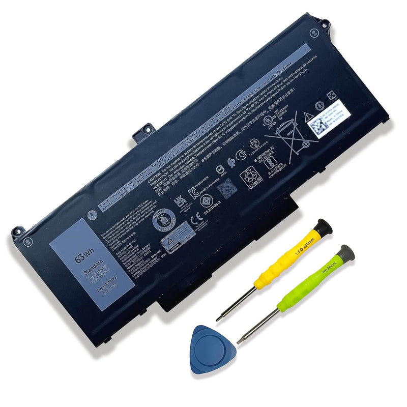 Rj40G 63Wh Laptop Battery Replacement For Dell Latitude 14 5420 Latitude 15 55