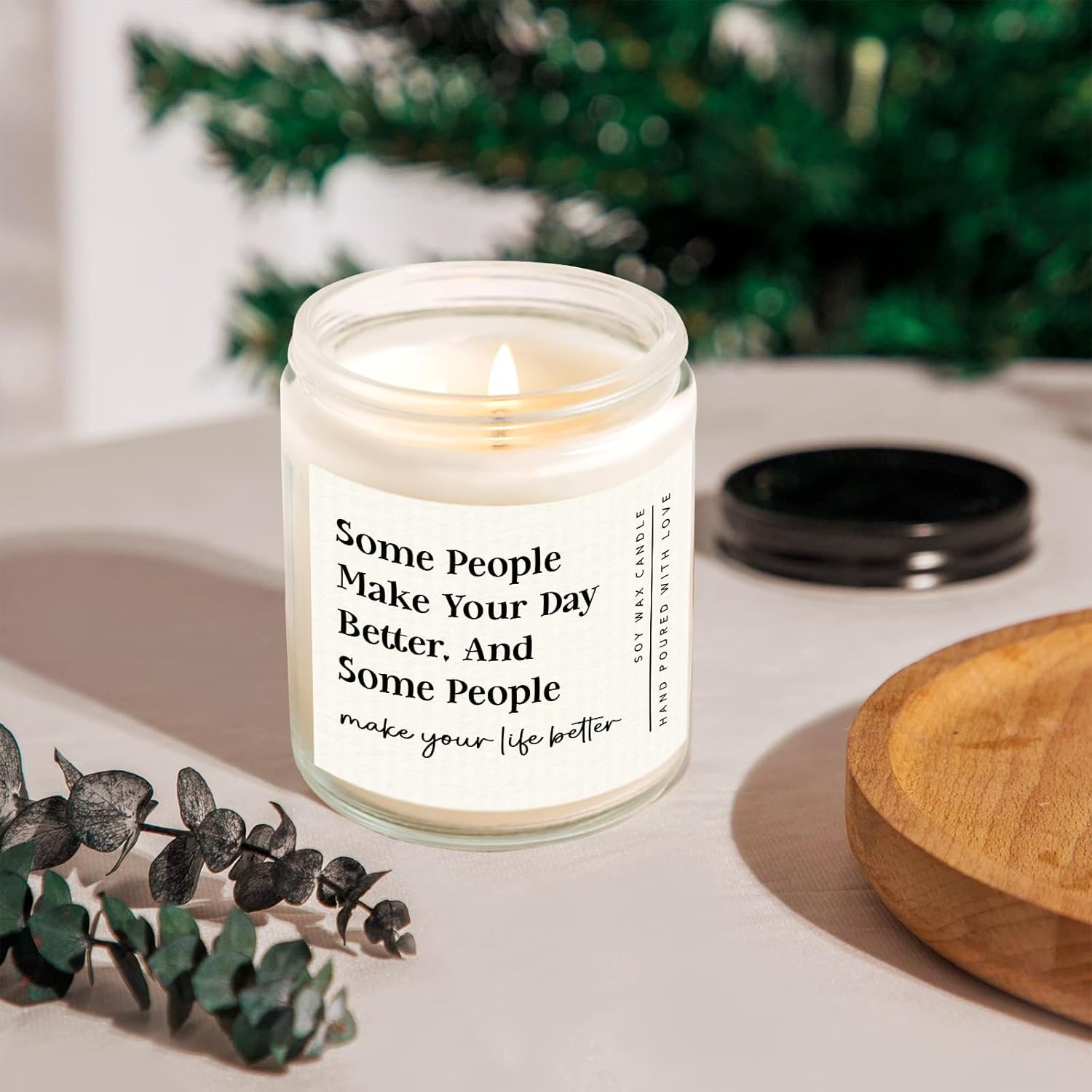 Thank You Gifts For Women & Men Lavender Scented Candle, Appreciation Gifts For Teacher, Nurse, Best Friend Birthday, Coworker Retirement Farewell Present, Boss Day Christmas Gift