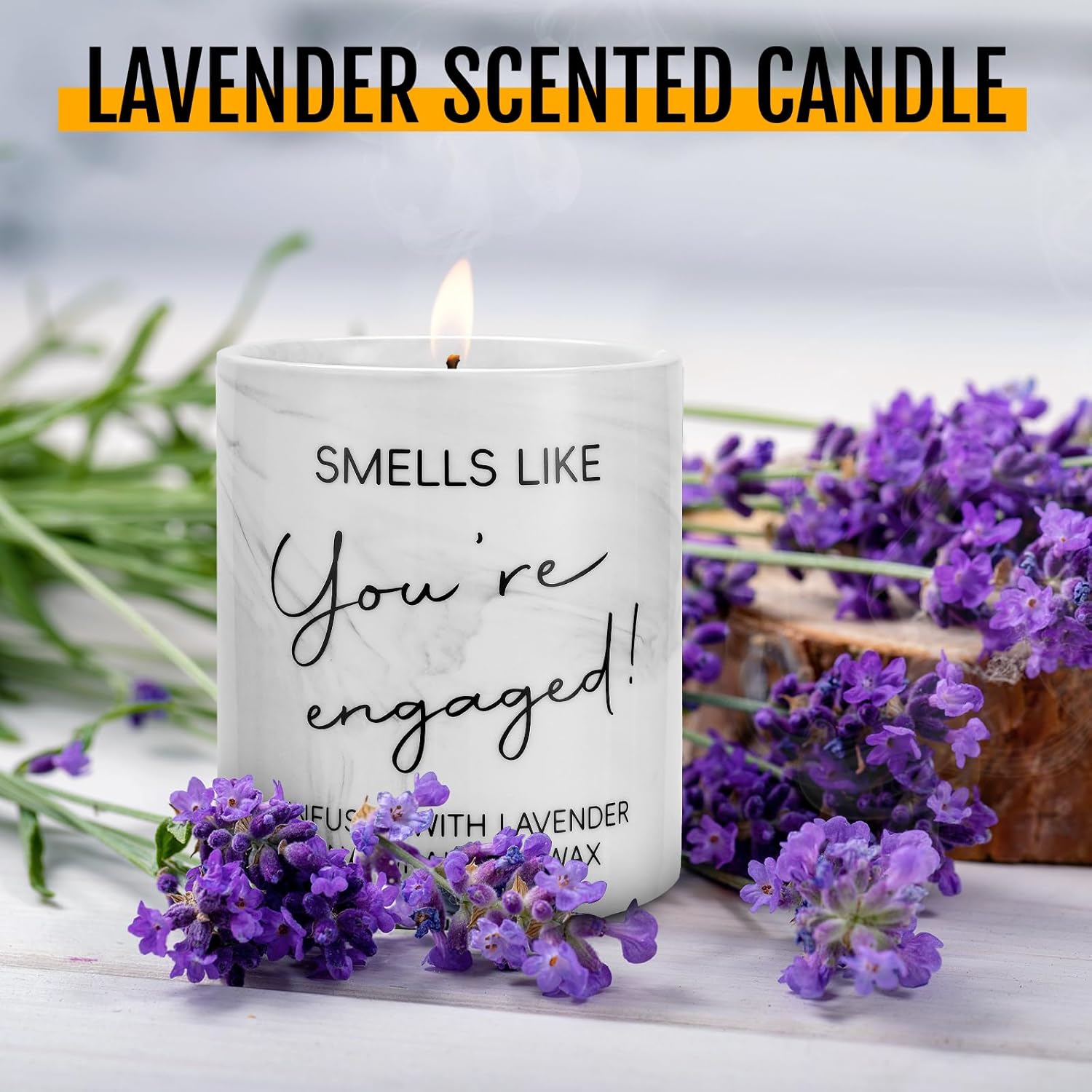 Funny Engagement Gifts - Candle Gifts For Newly Engaged Couples - Bachelorette Party Gift For Bride To Be