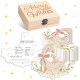 50 Pcs Double Side Goose Baby Predictions & Advice Cards A New Silly Goose Is Almost On The Loose For New Parents Baby Shower Games With Cards Wooden Keepsake Box For Wishes Decorations