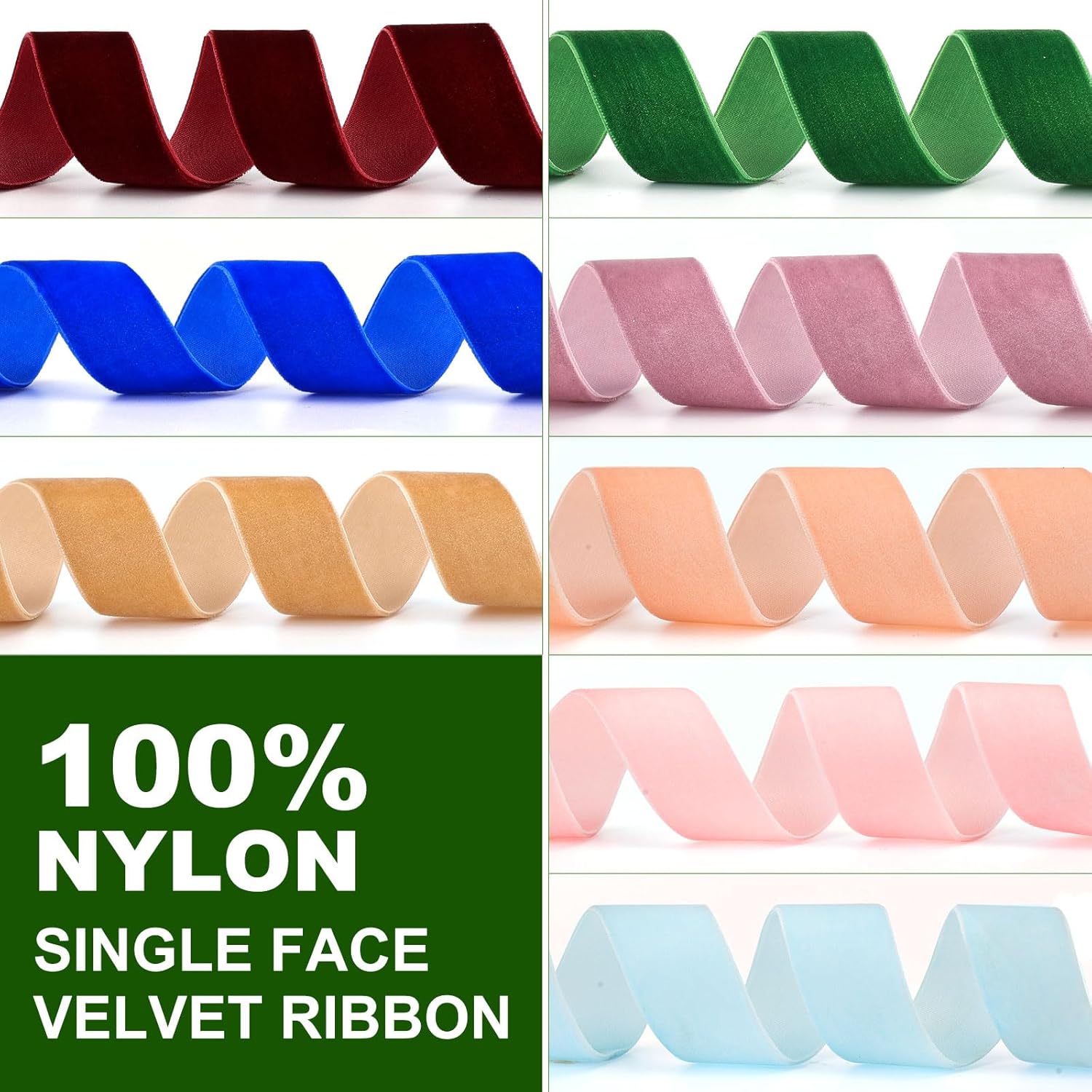 Burgundy Velvet Ribbon 1-1/2 Inch X 20Yd,Great For Gift Wrapping,Hair Bows,Christmas,Wedding Party Decoration(1-1/2" Burgundy)