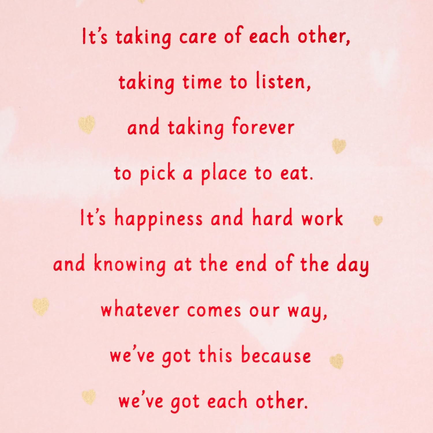 Hallmark Valentine's Day Card for Wife (Happiness and Hard Work)