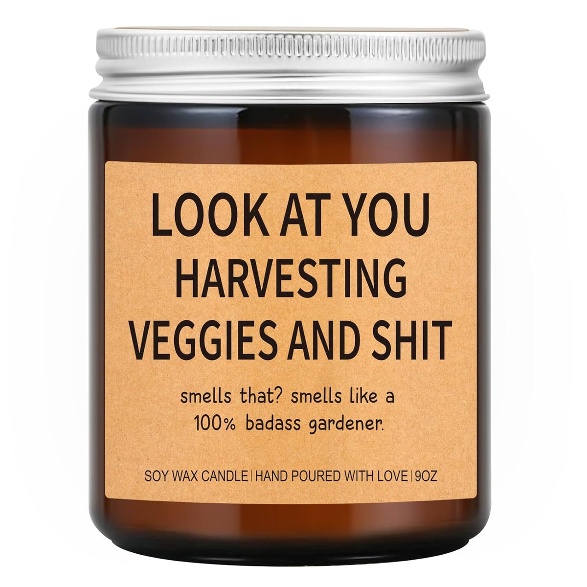 Gardening Gifts For Women & Men - Gifts For Gardeners, Plant Lover & Plant Lady Mom, Valentines & Birthday Presents, Funny Plant Themed Gardening Supplies, Outdoor Garden Decor Scented Candle