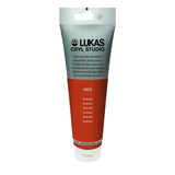 Lukas CRYL Studio Artist Acrylic Paint, Terracotta, 125 ml Tube - High Pigment Acrylic Paints for Canvas Painting, Large Scale Works - Medium-Viscosity, Water-Mixable, Fast Drying