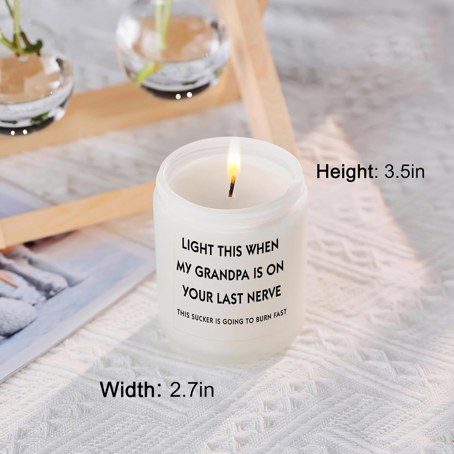 Grandma Gifts - Great Birthday Christmas Mothers Day Gifts For Grandma - Funny Grandma Grammy Gigi Mimi Nana Granny Gift Idea Best Women Candle