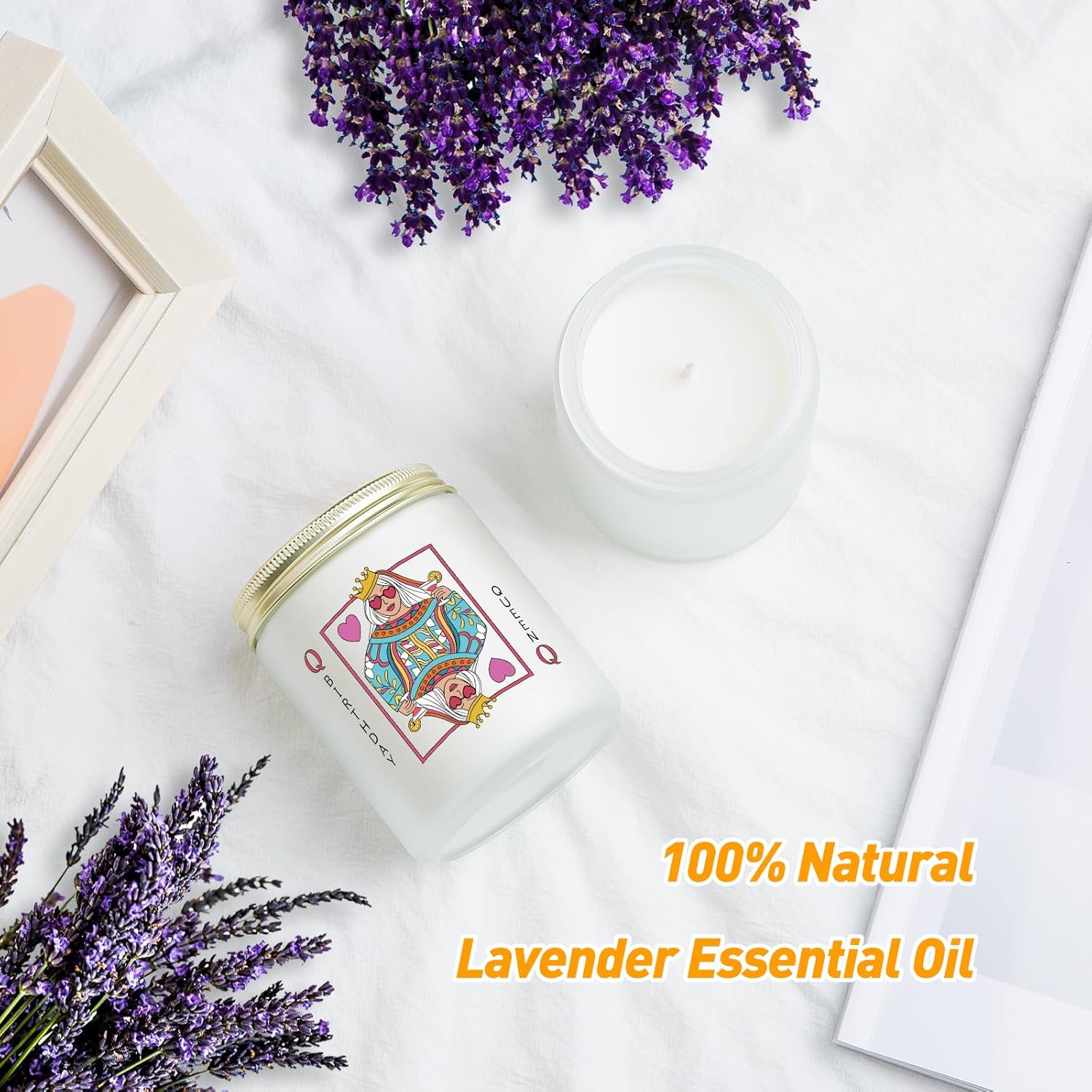 Birthday Gifts For Women - Best Friend Sister Daughter Mom Wife Girlfriend Birthday Gifts For Women Friendship Bestie Bff Her, Lavender Candle