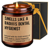 Scented Candle, Dental Hygienist Gifts - Rdh Graduation, Dental Hygiene Gifts For Women, Men - Funny Congrats, Appreciation Ideas For Hygienist, School Student, Coworkers - Rdh Retirement Decor
