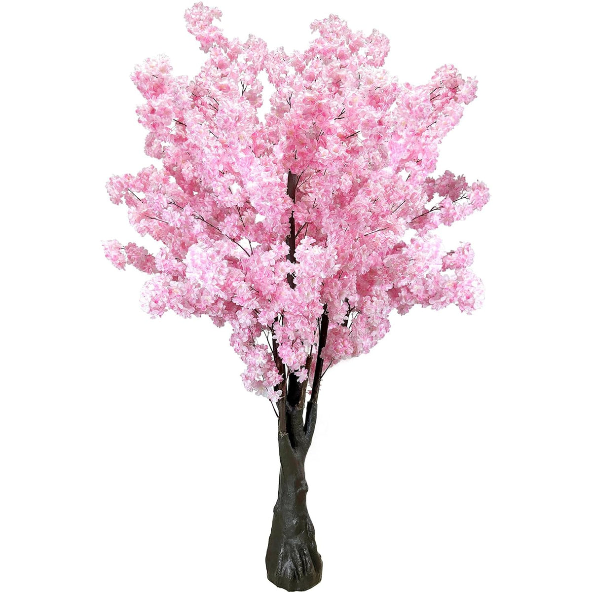 Pink Artificial Cherry Blossom Trees Faux Cherry Blossom Tree Pink Tree For Office Wedding Home Office Living Room House Indoor Outdoor Decor?6.5Ft/2M, Pink?