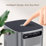 5G WiFi Bluetooth Projector, 1080P, 15000L, 4D Keystone, Zoom, Dust-Proof