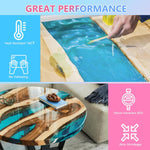 Epoxy Resin 2Gallon - Crystal Clear Epoxy Resin Kit - No Yellowing No Bubble Art Resin Casting Resin For Art Crafts, Jewelry Making, Wood & Resin Molds(1 Gallon X 2)