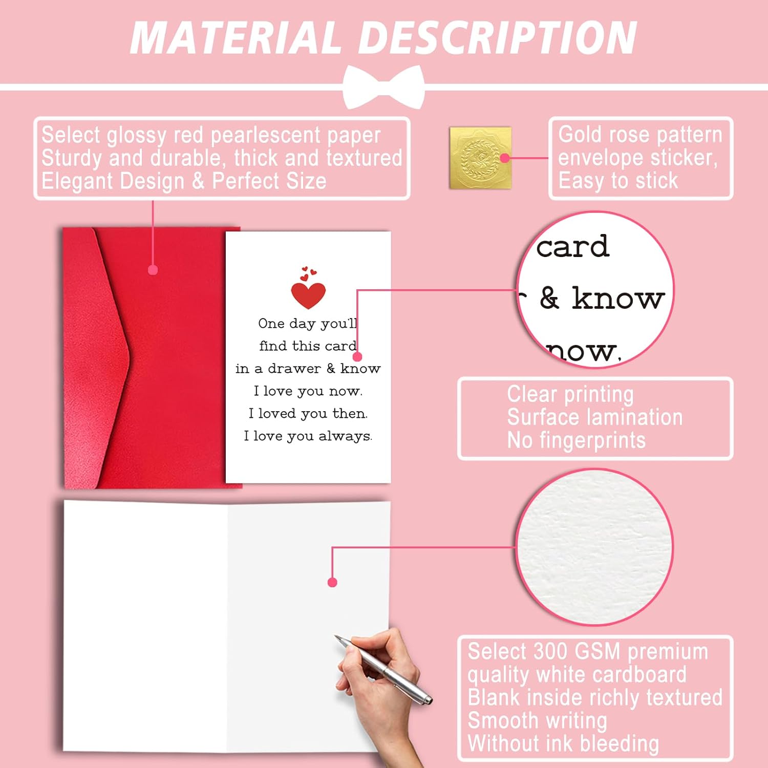 Funny Anniversary Card For Husband Wife, Romantic Birthday Card For Him Her Boyfriend Girlfriend, Sweet Valentine’S Day Gift (One Day You’Ll Find This Card In A Drawer)