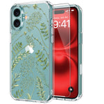 for iPhone 16 Case with Screen Protector-Clear with Fashionable Trendy Patterns