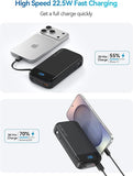 32000mAh 22.5W Fast Charging Portable Power Bank with Built In USB C Cables and Digital Display
