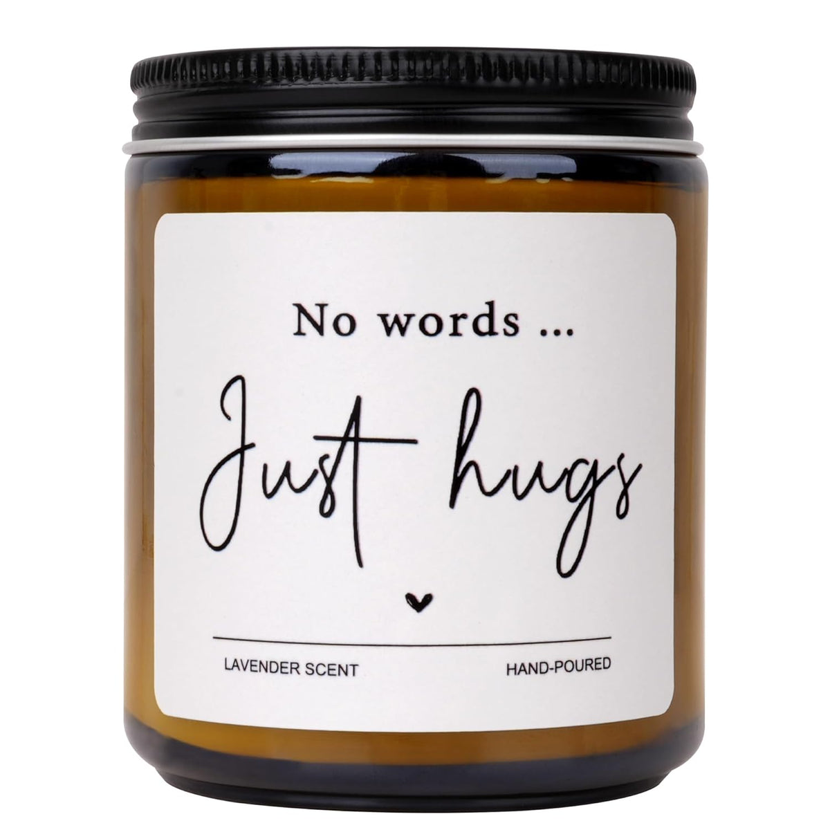 Modern Lavender Soy Wax Candle, Jar-Candle, Bereavement Gift Idea