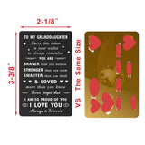 Love Granddaughter Christmas Card - So Proud Of You Granddaughter Birthday Cards - Teen Girls Gifts For Graduation, Wallet Card