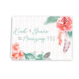 Native Choose Kind Encouragement Cards / 36 Motivational Cards / 6 Floral And Feather Designs / 4 7/8" X 3 1/2" Gratitude Assortment Card Pack