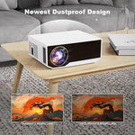 1080P Projector, WiFi, Bluetooth, Full HD, Smart, Outdoor, Android/iOS Compatible